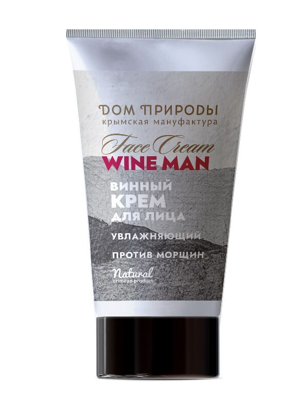 Винный крем для лица против морщин «Wine Man» - Увлажняющий